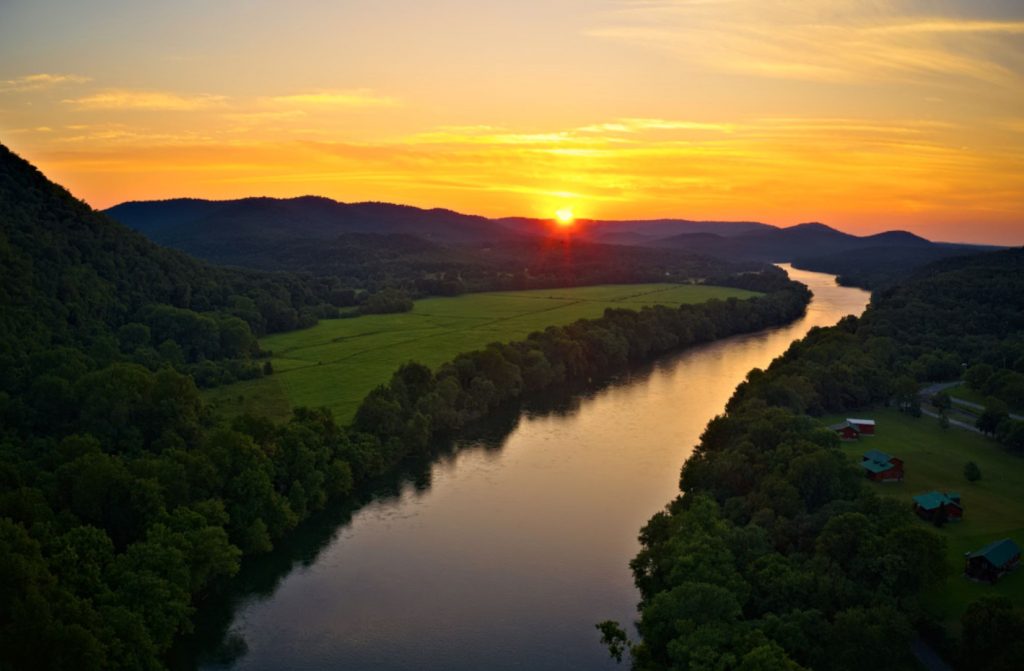 Fishing in Arkansas on the White River