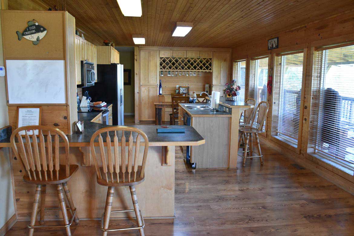 Ozark Mountain cabin interior